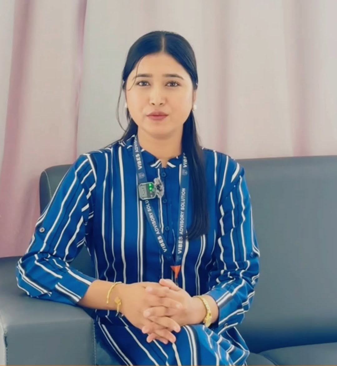 Counsellor on the office sofa